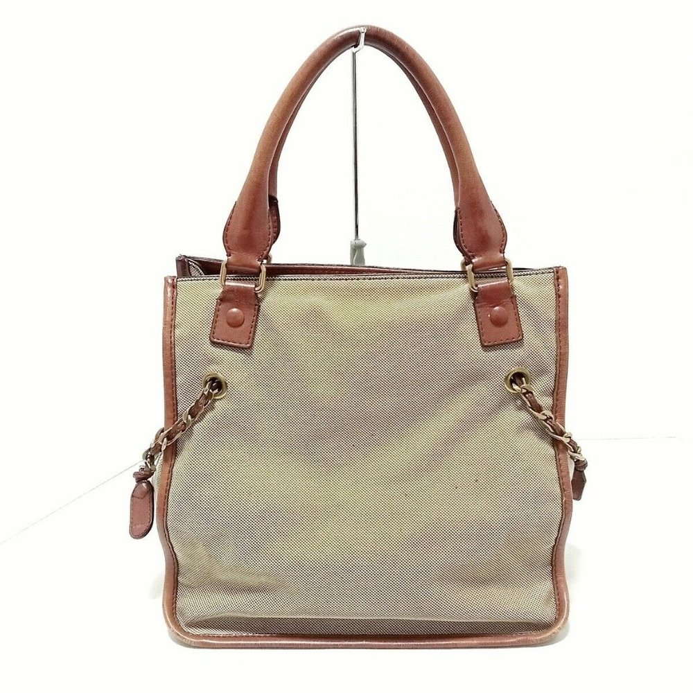 Authentic Chloe Harley Beige Brown Canvas Leather - Picture 3 of 9